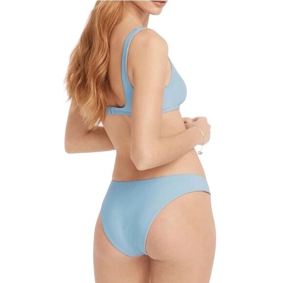 J Crew Tea Rose Pink Curved Waist Cheeky Bikini Bottom Sz XXL NWT - Picture 11 of 13